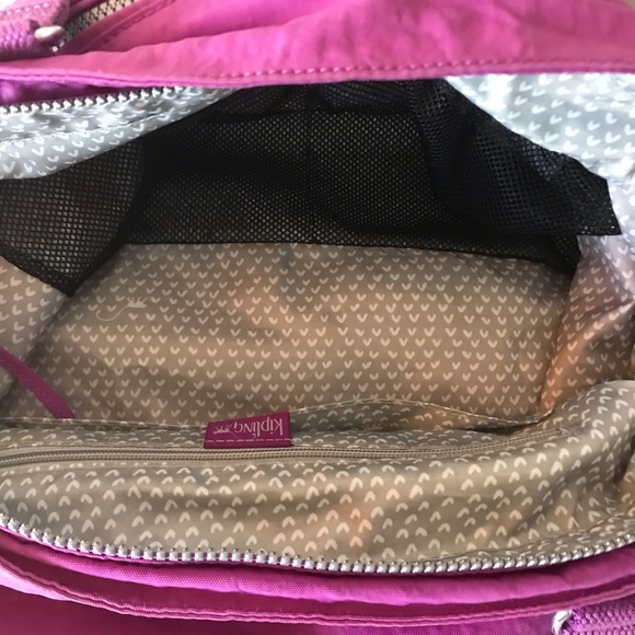 Kipling Vibrant Purple Tote Crossbody Bag - Picture 3 of 6